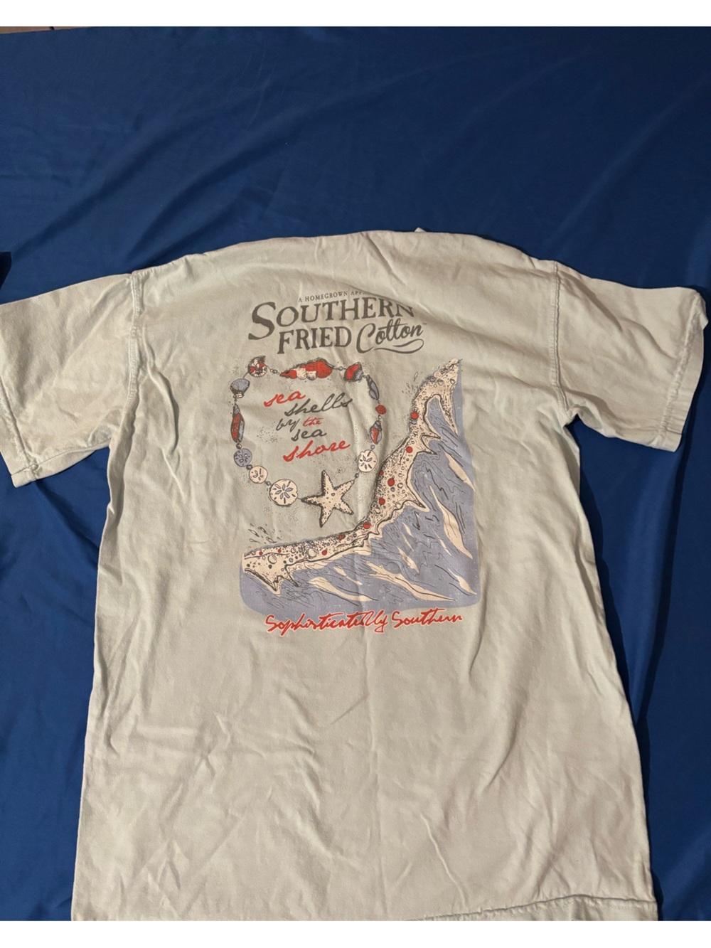 Southern fried cotton beach shirt